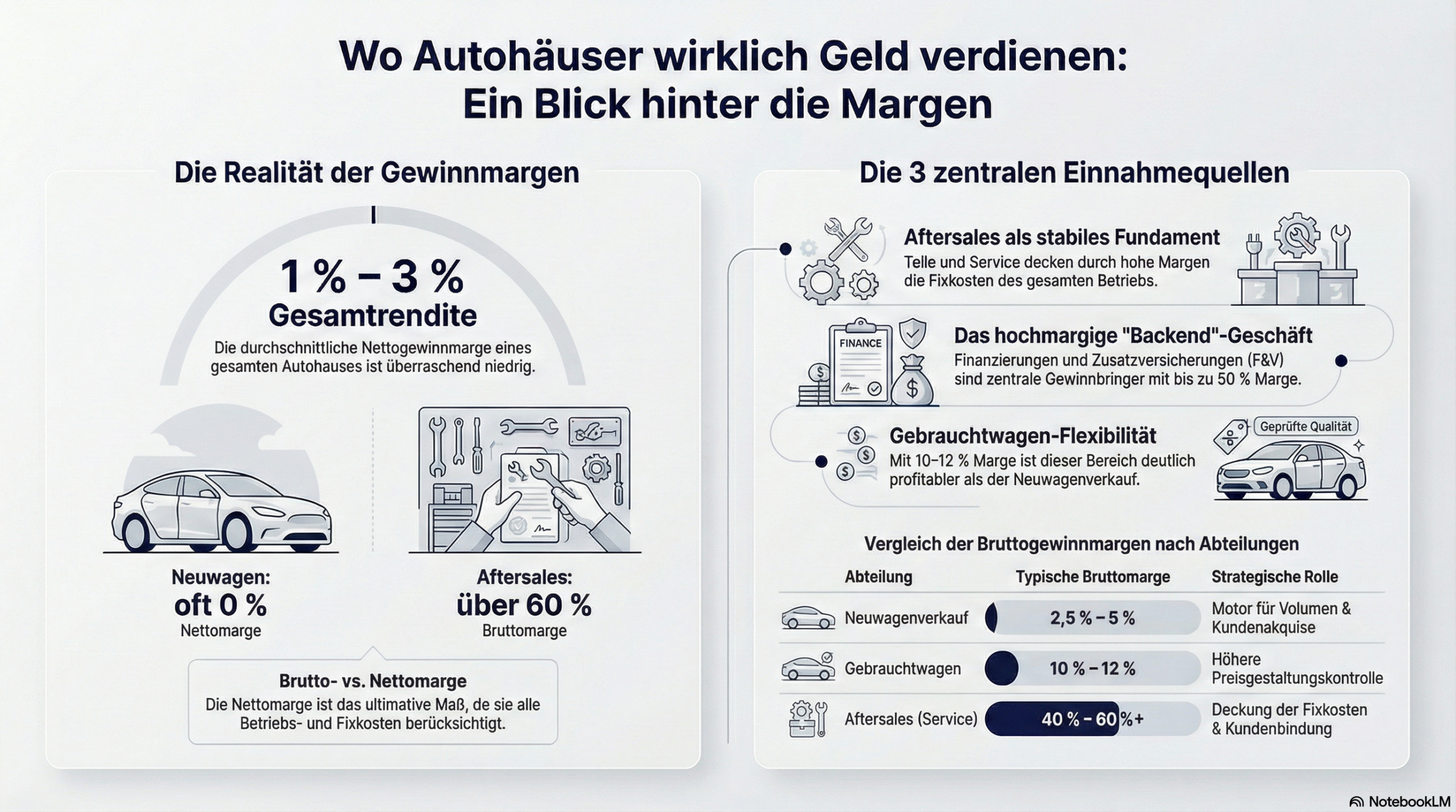 Wo verdienen Autohäuser Geld